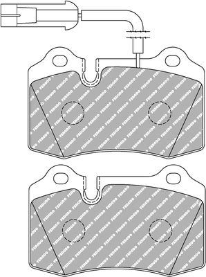 Bremsbelagsatz, Scheibenbremse