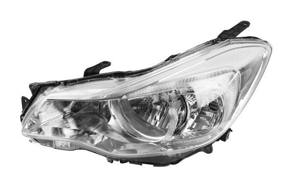 Scheinwerfer L (H11/HB3/W5W/WY21W, elektrisch, ohne motor, einsatzfarbe: chrom, blinkerfarbe: durchsichtig) passt zu: SUBARU IMPREZA GJ, GP, XV GP 03.12-01.18