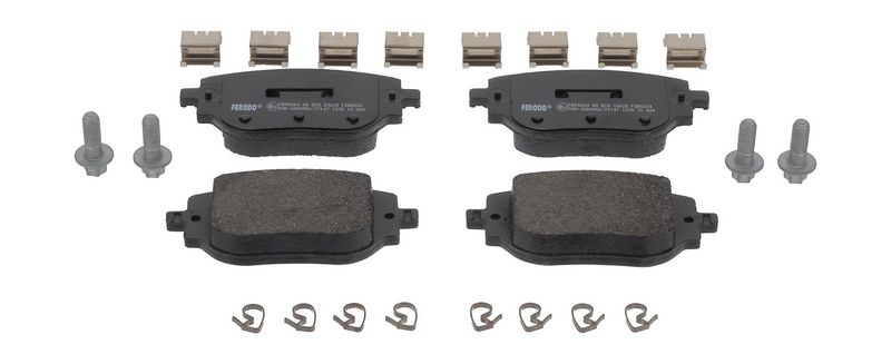 Bremsbelagsatz, Scheibenbremse