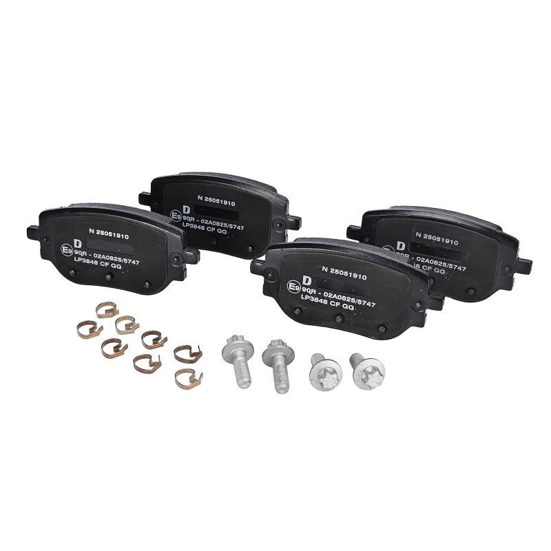 Bremsbelagsatz, Scheibenbremse