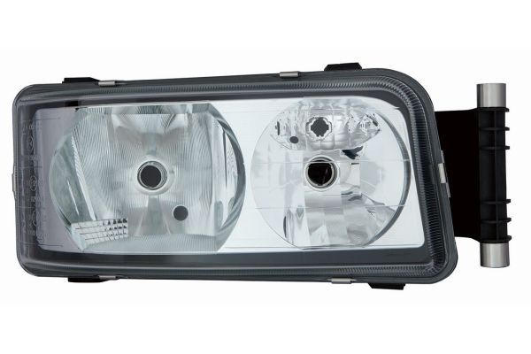 Scheinwerfer L (H21W/H7/H7/W5W, elektrisch, mit motor, tageslichtfunktion, einsatzfarbe: chrom) passt zu: MAN LION´S CITY, TGA, TGM I, TGS I 06.99-