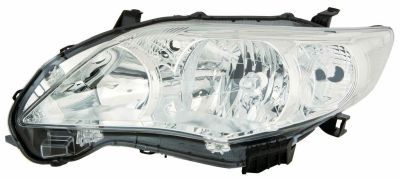 Scheinwerfer L (HB3/HB4, Manuell, elektrisch, ohne motor, Asia typ, einsatzfarbe: chrom, blinkerfarbe: weiß) passt zu: TOYOTA COROLLA