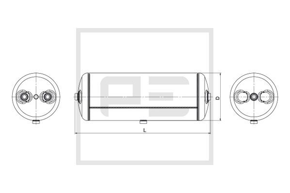 Luftbehälter, Druckluftanlage
