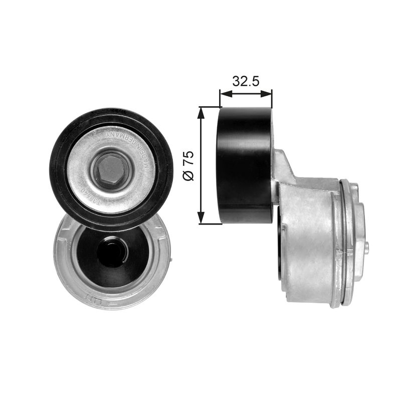 Riemenspanner, Keilrippenriemen