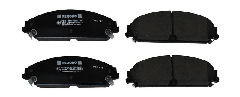 Bremsbelagsatz, Scheibenbremse