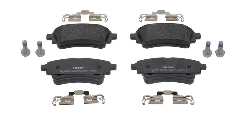 Bremsbelagsatz, Scheibenbremse