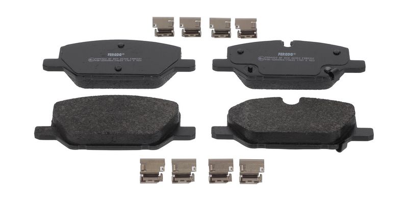 Bremsbelagsatz, Scheibenbremse