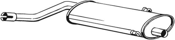 Mittelschalldämpfer