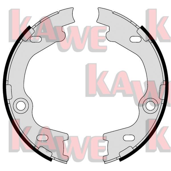 Bremsbackensatz, Feststellbremse