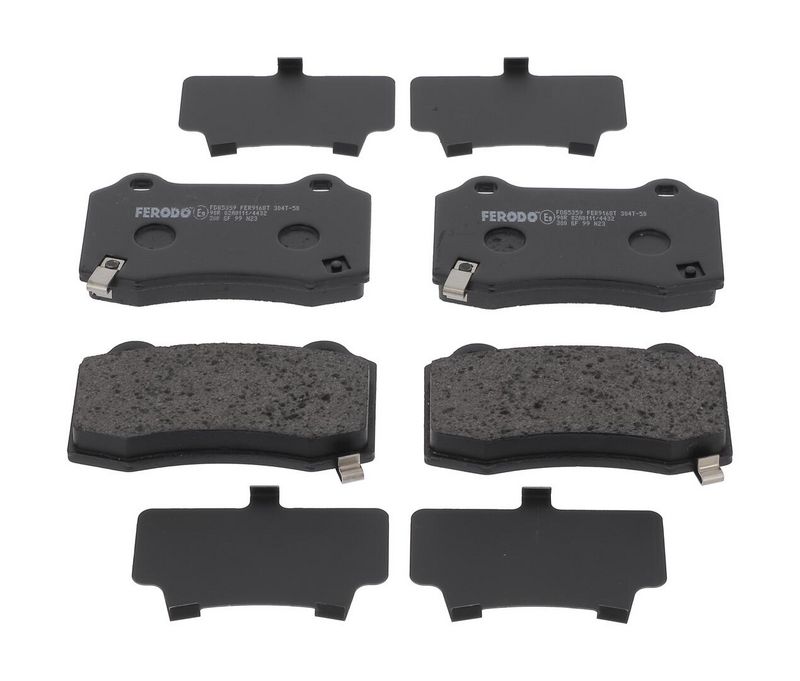 Bremsbelagsatz, Scheibenbremse