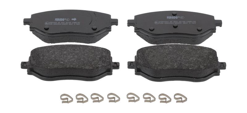 Bremsbelagsatz, Scheibenbremse