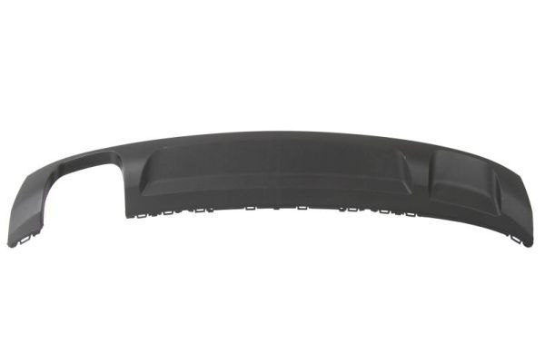 Stoßstangenspoiler hinten (schwarz, ausschnitt für Auspuffrohr: doppelt, links) passt zu: AUDI A3 8V Sedan 04.12-06.16