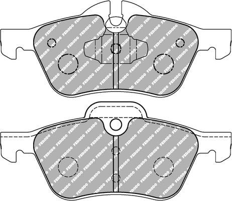 Bremsbelagsatz, Scheibenbremse