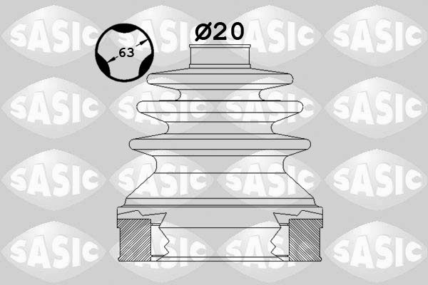 Faltenbalgsatz, Antriebswelle