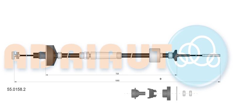 Seilzug, Kupplungsbetätigung