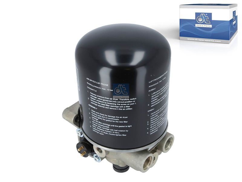 Lufttrockner, Druckluftanlage
