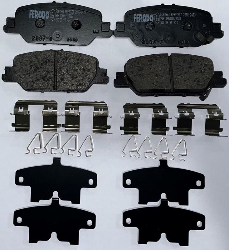 Bremsbelagsatz, Scheibenbremse