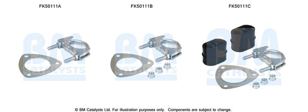 Montagesatz, Abgasanlage