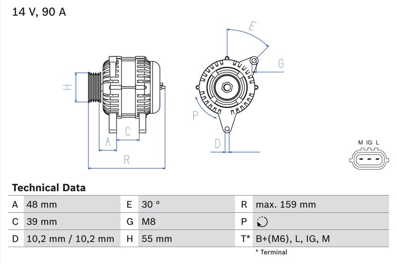 Drehstromgenerator