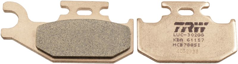 Bremsbelagsatz, Scheibenbremse