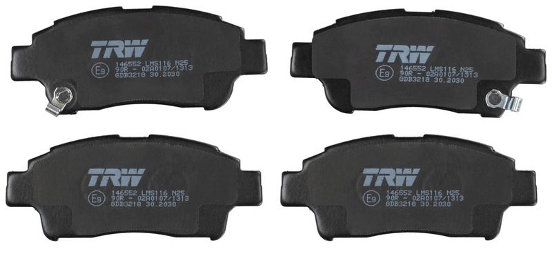 Bremsbelagsatz, Scheibenbremse