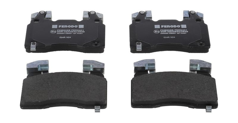 Bremsbelagsatz, Scheibenbremse