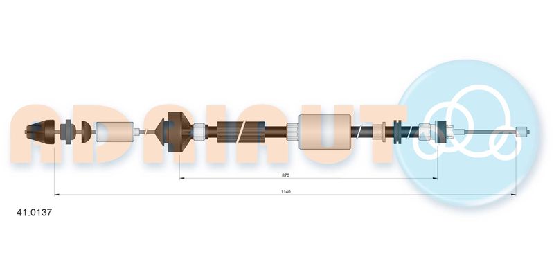 Seilzug, Kupplungsbetätigung