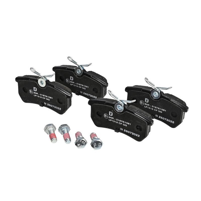 Bremsbelagsatz, Scheibenbremse