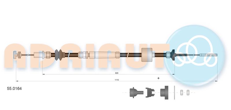 Seilzug, Kupplungsbetätigung