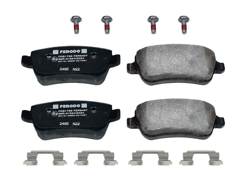 Bremsbelagsatz, Scheibenbremse