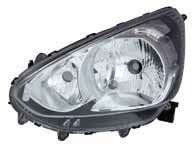 Scheinwerfer L (H4/PY21W/W5W, elektrisch, ohne motor, einsatzfarbe: chrom) passt zu: MITSUBISHI SPACE STAR HB, Liftback 04.12-03.16