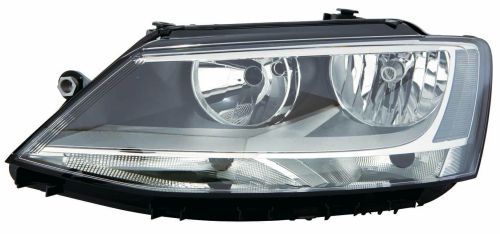 Scheinwerfer L (H7/P21W/PY21W/W5W, elektrisch, mit motor, einsatzfarbe: schwarz, blinkerfarbe: durchsichtig) passt zu: VW JETTA IV 04.10-09.14