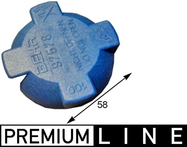 Verschlussdeckel, Kühlmittelbehälter