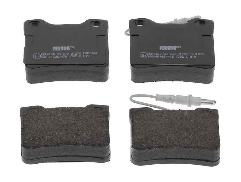 Bremsbelagsatz, Scheibenbremse