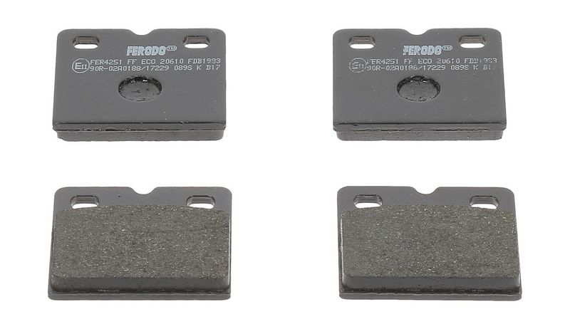 Bremsbelagsatz, Scheibenbremse