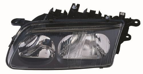 Scheinwerfer R (H1/H7/W5W, Mechanisch, ohne motor, einsatzfarbe: schwarz, blinkerfarbe: dunkel) passt zu: MAZDA 626 V GF, GW 05.97-12.00