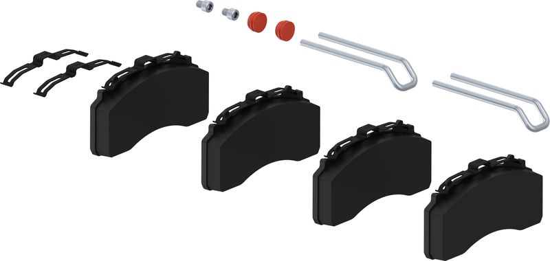 Bremsbelagsatz, Scheibenbremse