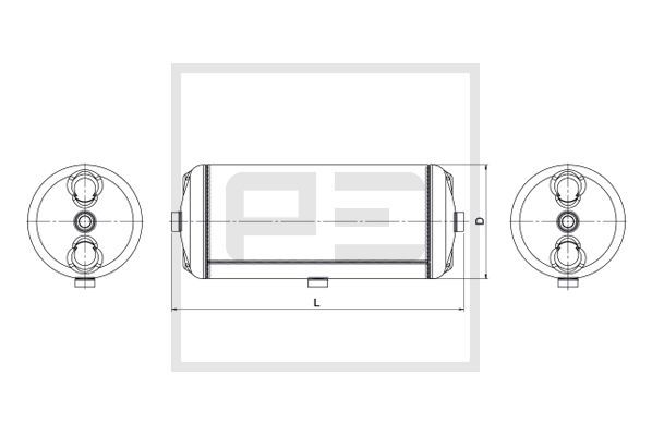 Luftbehälter, Druckluftanlage