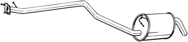 Mittelschalldämpfer