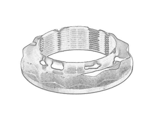 Achsmutter, Antriebswelle