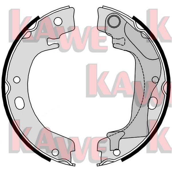 Bremsbackensatz, Feststellbremse