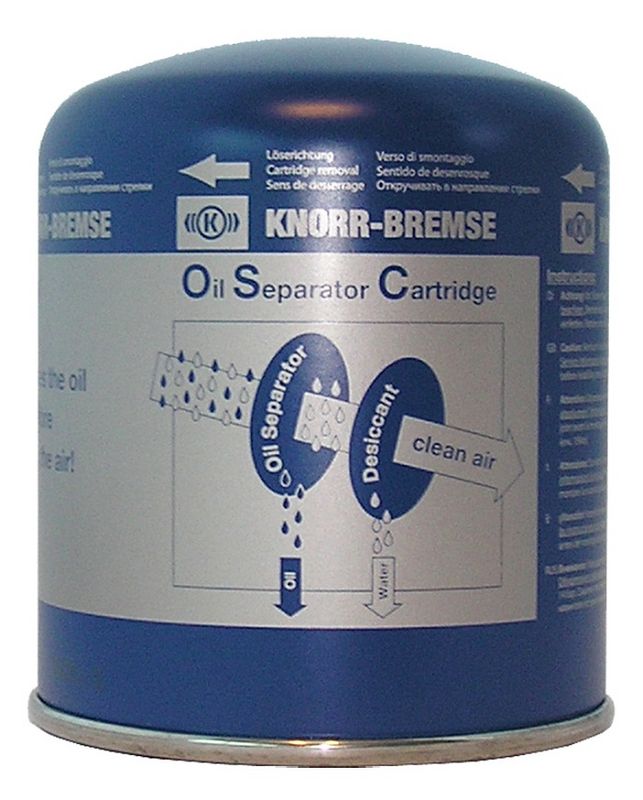 Lufttrocknerpatrone, Druckluftanlage