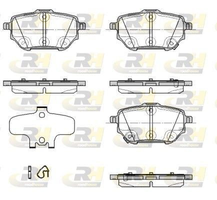 Bremsbelagsatz, Scheibenbremse
