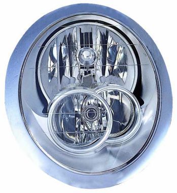 Scheinwerfer L (H7/H7, elektrisch, mit motor) passt zu: MINI ONE / COOPER R50, R52, R53 08.04-10.06