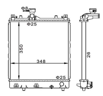 Gasfeder, Motorhaube