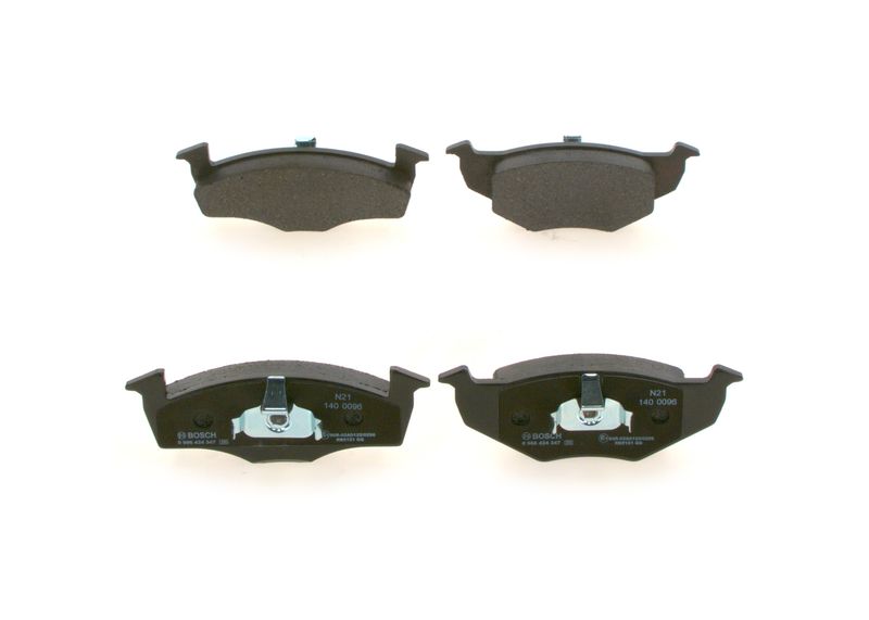 Bremsbelagsatz, Scheibenbremse