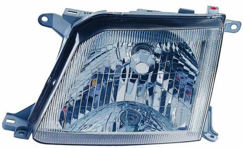 Scheinwerfer L (H4/W5W, Manuell, ohne motor, einsatzfarbe: chrom) passt zu: TOYOTA LAND CRUISER 90 J9 04.96-09.02