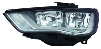 Scheinwerfer R (H15/H7/PWY24W/W5W, elektrisch, mit motor) passt zu: AUDI A3 8V, Cabrio / Sedan 04.12-06.16
