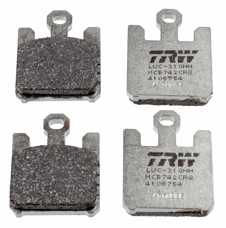 Bremsbelagsatz, Scheibenbremse