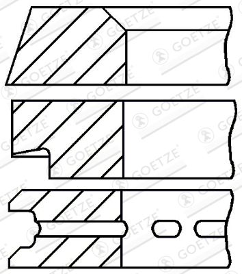Kolbenringsatz, Kompressor